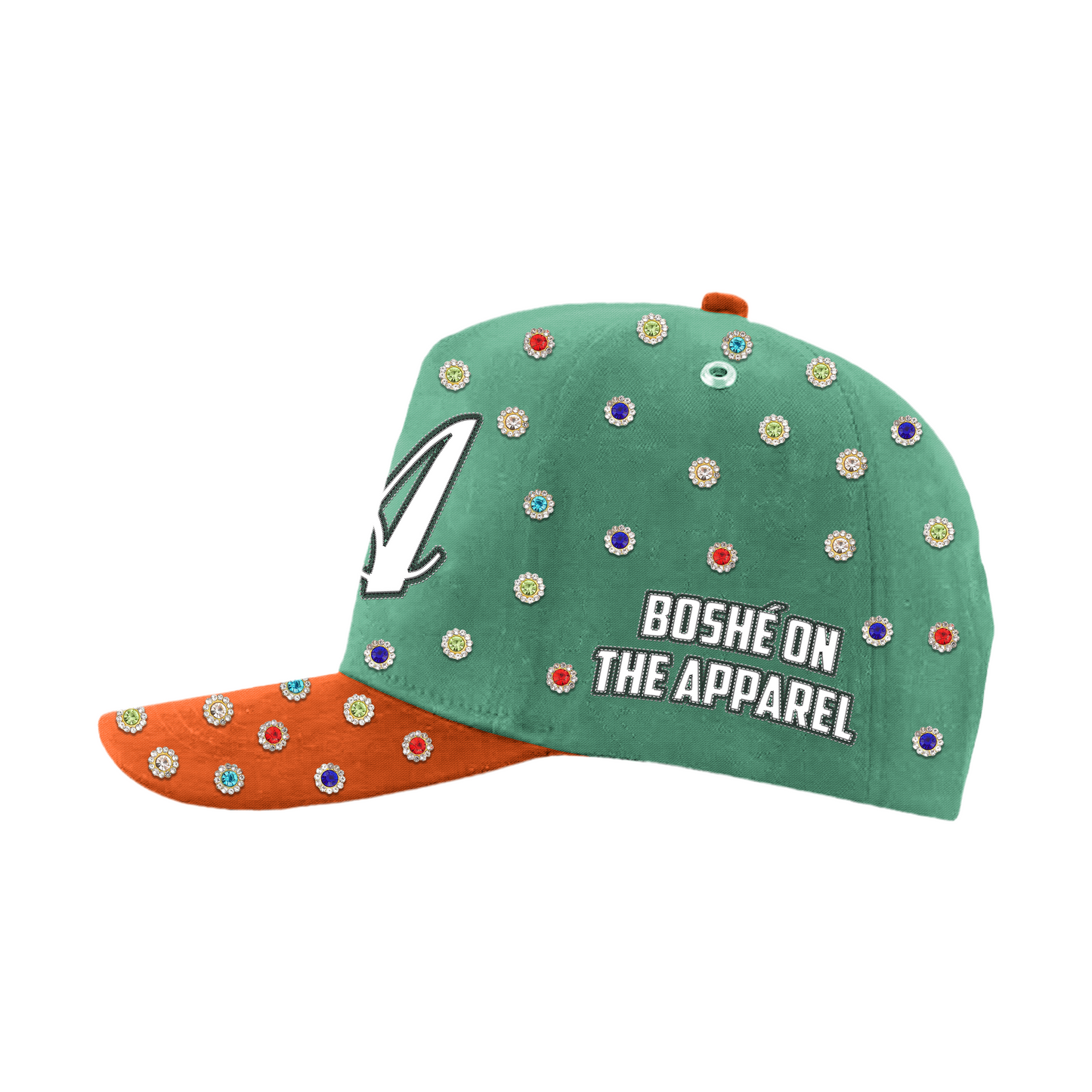 Diamond snap (sea foam )