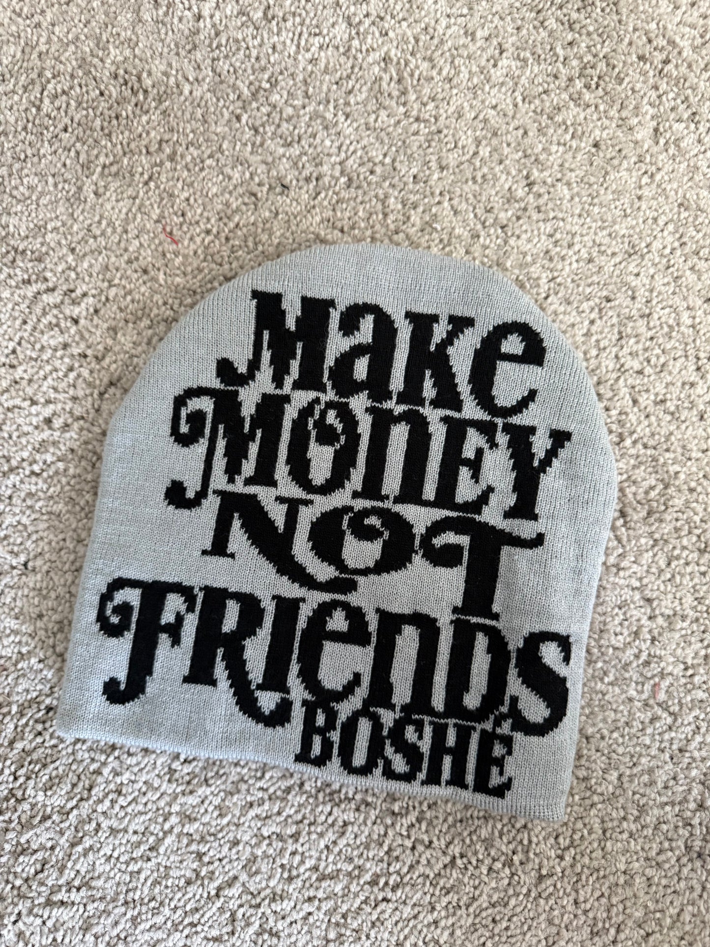 MMNF beanie SLVR/Blk