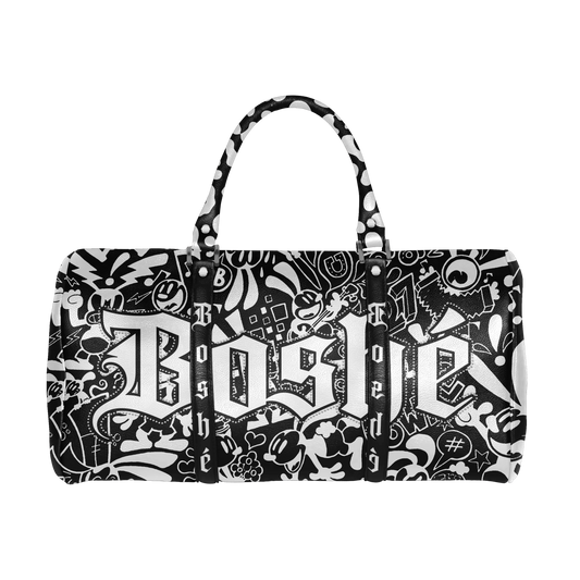 Boshé graphic duffel bag (blk)