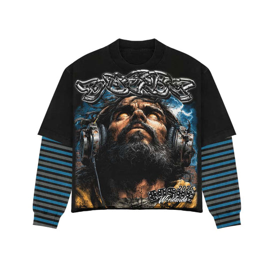 Boshé “Music is reli” long sleeve